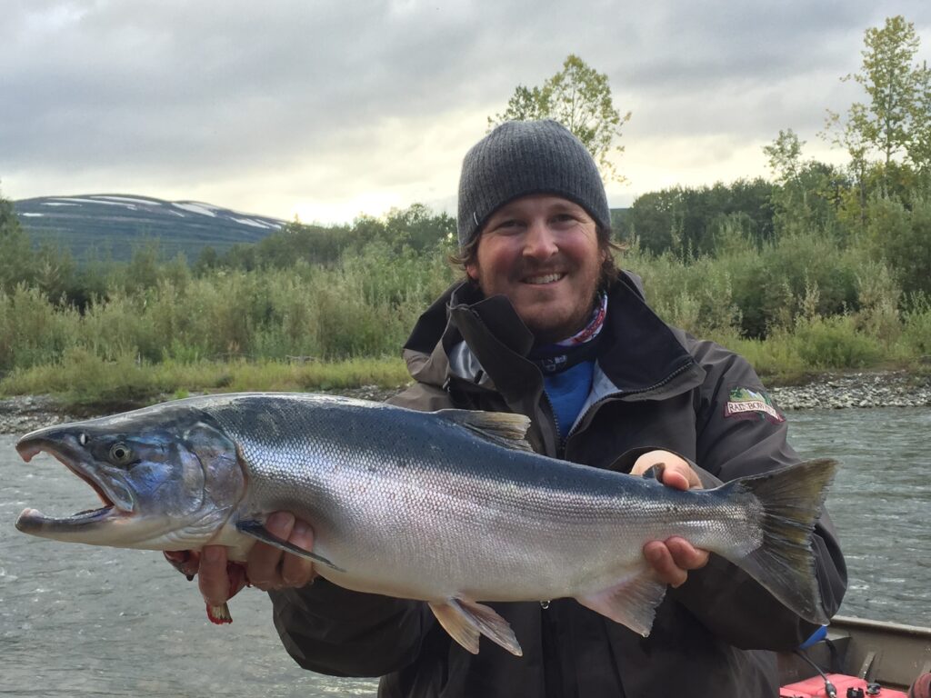 Coho Salmon Fishing at Rainbow King